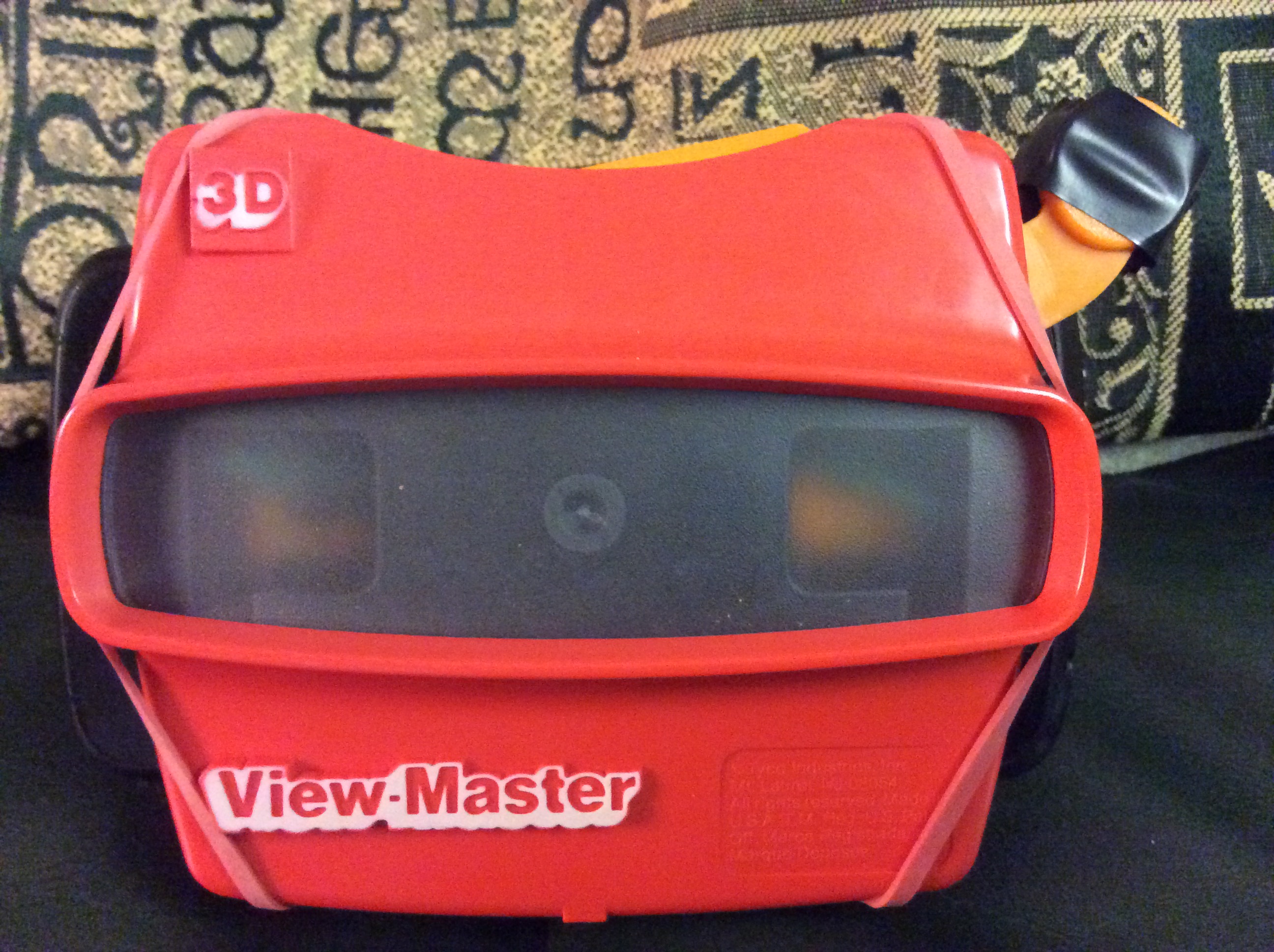 VINTAGE TYCO VIEWMASTER 3D Viewer Red Blue Clear, TESTED & WORKS GREAT!!!